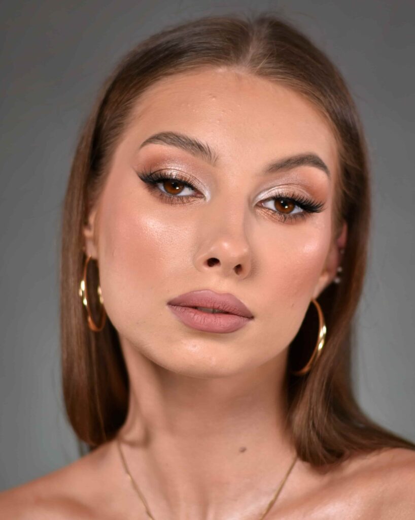 Makijaż okolicznościowy na wesele wykonany przez DelaMakeup w Krakowie