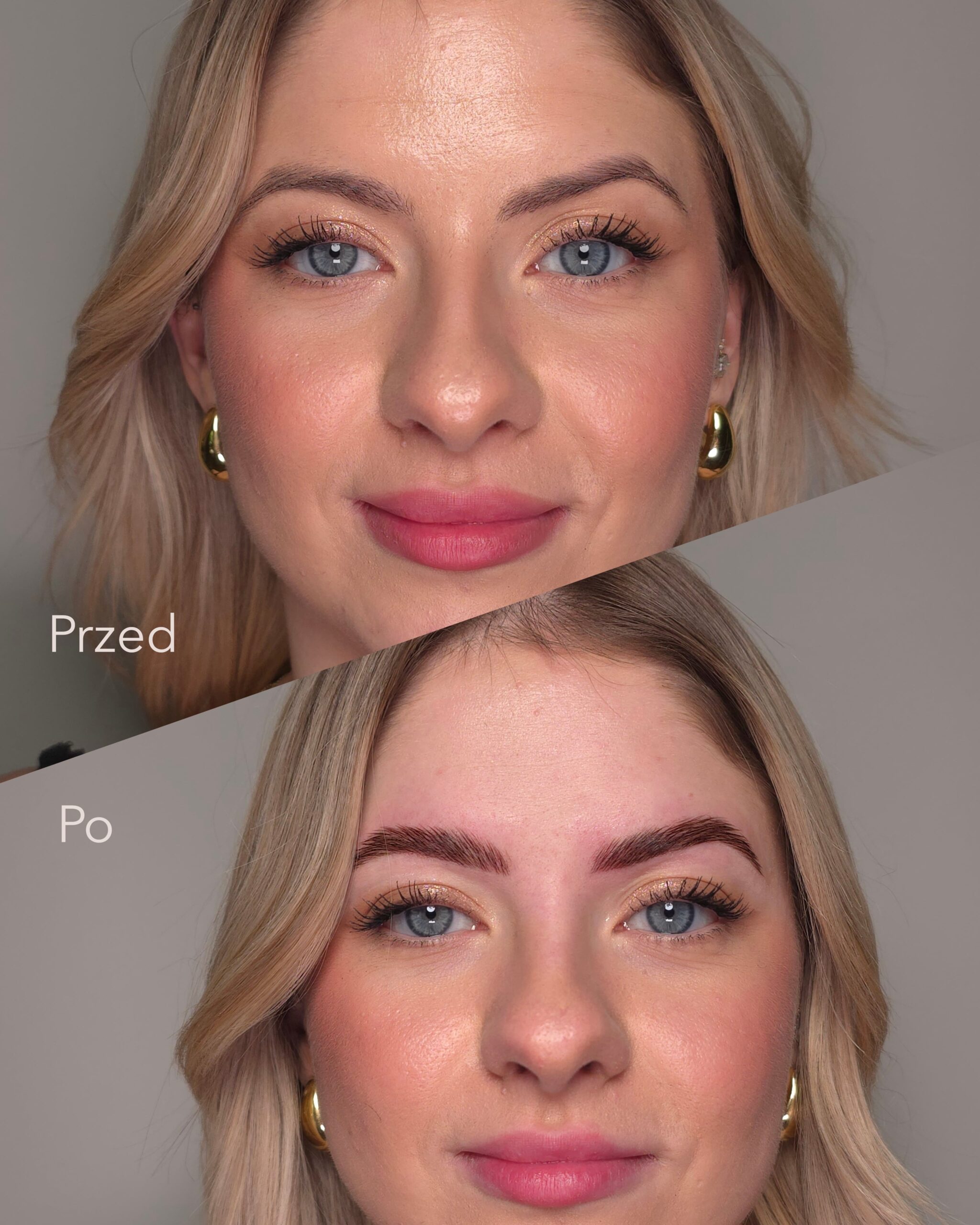 Stylizacja brwi z geometrią – Kraków