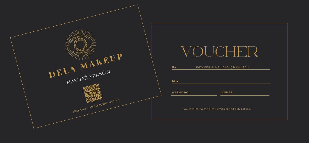 Voucher na lekcje makijażu - indywidualne spotkanie 1:1 - łatwa nauka makijażu.