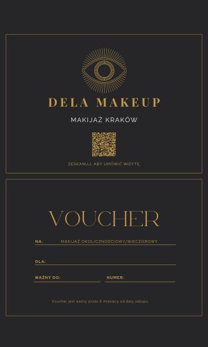 Voucher na makijaż okolicznościowy Kraków – prezent beauty