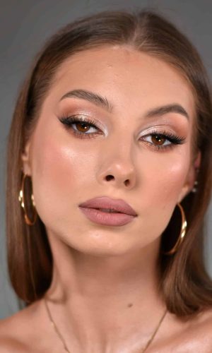 Makijaż okolicznościowy na wesele wykonany przez DelaMakeup w Krakowie